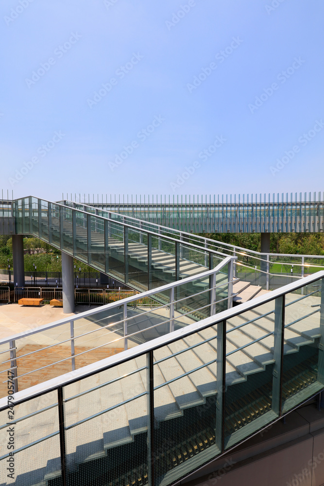 Park Architectural Landscape in Tangshan, China Park Architectural Landscape in Tangshan, China