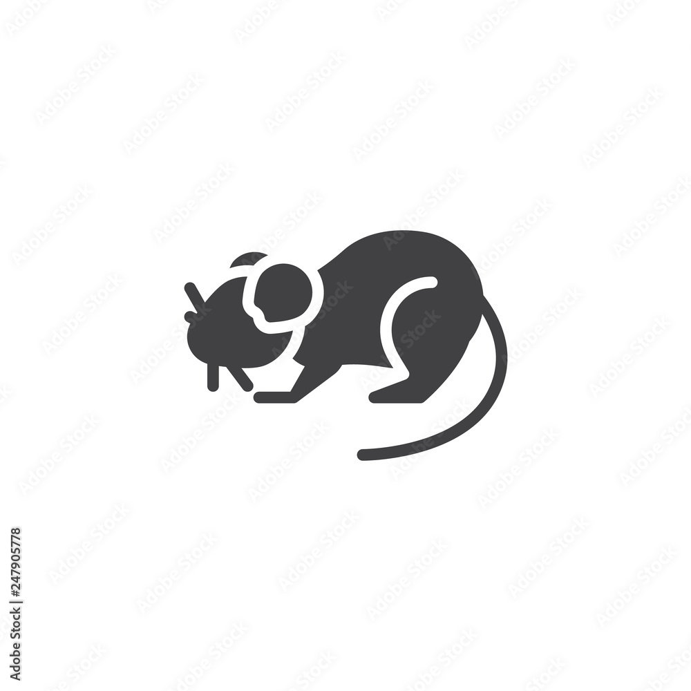 Rat pests vector icon. filled flat sign for mobile concept and web design. mouse insects simple solid icon. Symbol, logo illustration. Pixel perfect vector graphics Rat pests vector icon. filled flat sign for mobile concept and web design. mouse insects simple solid icon. Symbol, logo illustration. Pixel perfect vector graphics