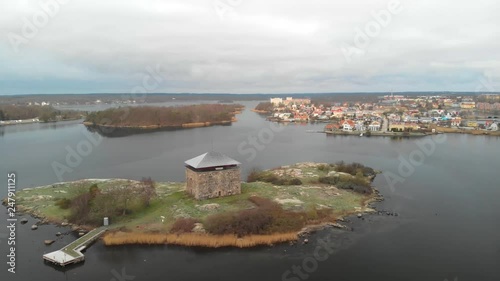 Aerial video of Godnatt in Karlskrona, Sweden photo