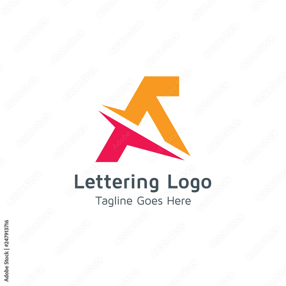 Lettering A Lettering A