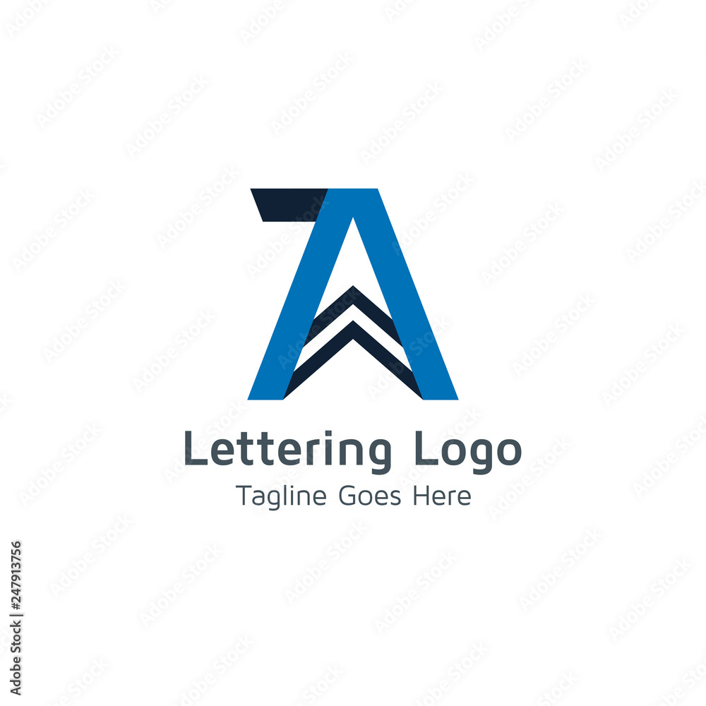 Lettering A Lettering A