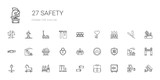 safety icons set