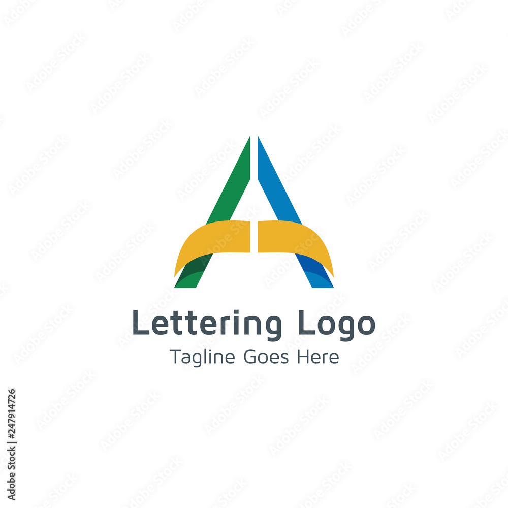 Lettering A Lettering A