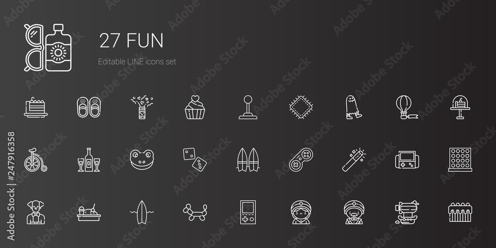 fun icons set fun icons set