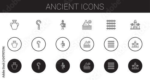 ancient icons set