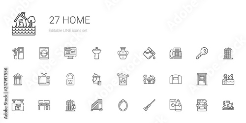 home icons set