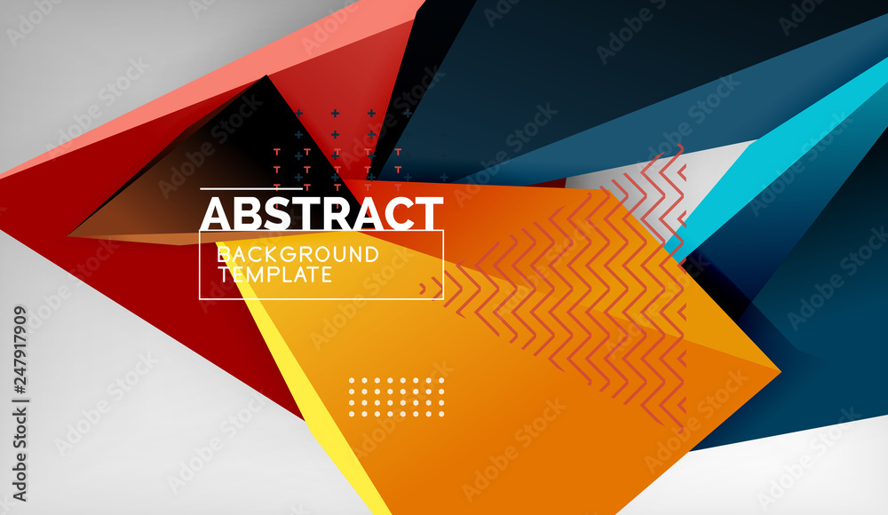 3d geometric triangular shapes abstract background, color triangles composition on grey backdrop, business or hi-tech conceptual wallpaper 3d geometric triangular shapes abstract background, color triangles composition on grey backdrop, business or hi-tech conceptual wallpaper