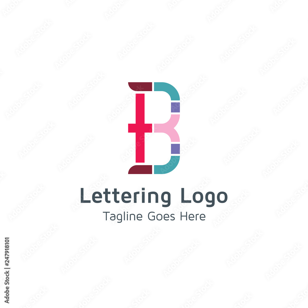 Lettering B Vector Lettering B Vector