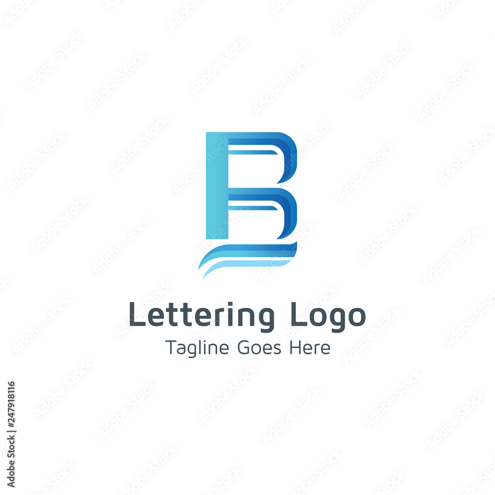 Lettering B Vector Lettering B Vector