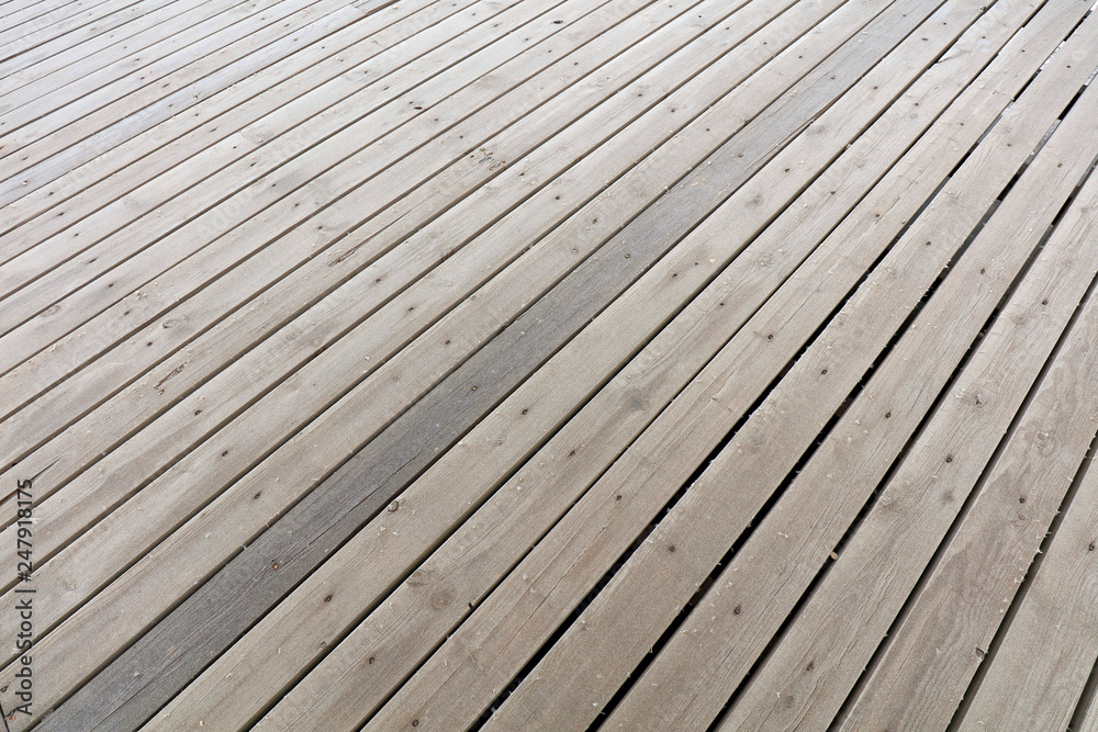 Frost on the wooden floor