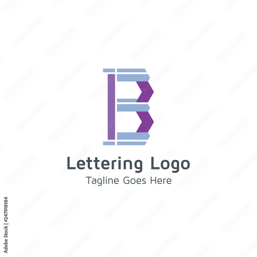 Lettering B Vector Lettering B Vector