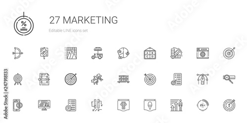 marketing icons set
