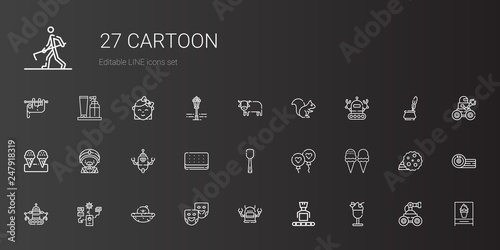 cartoon icons set