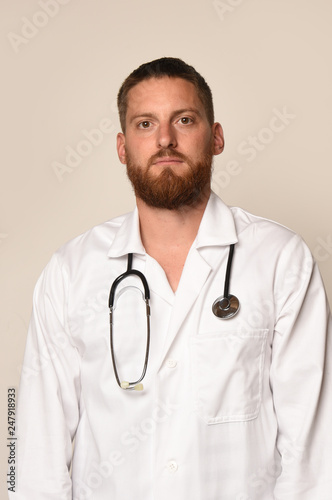 young doctor with a stethoscope