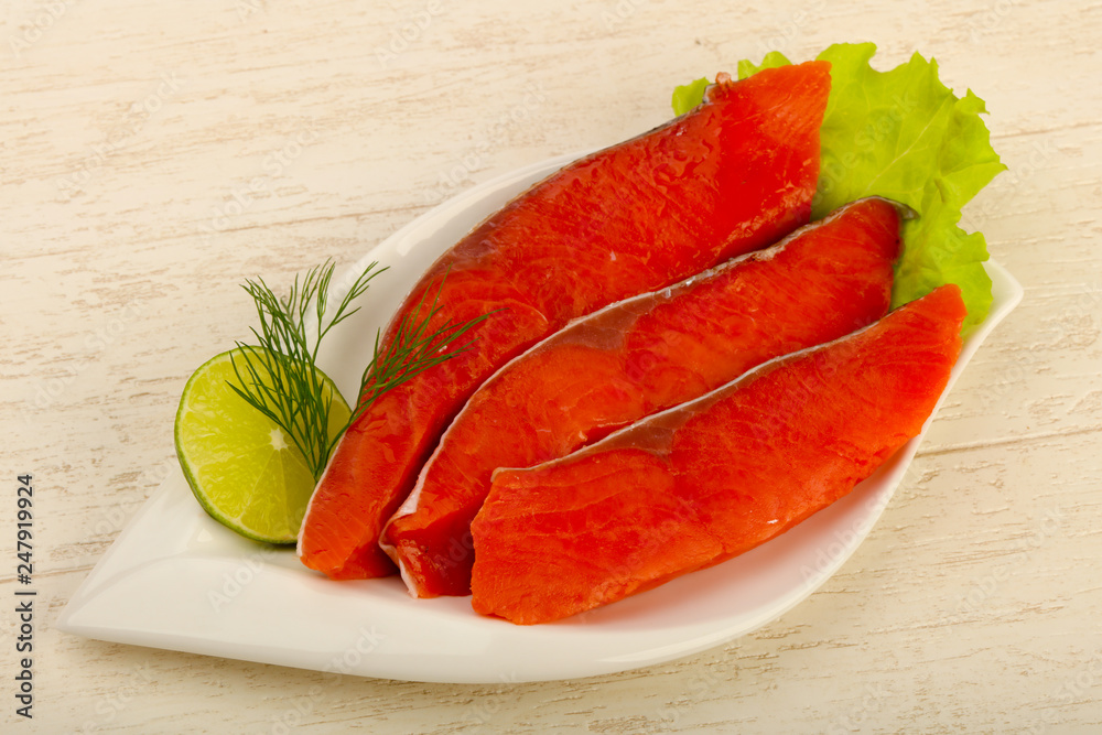 Salted salmon