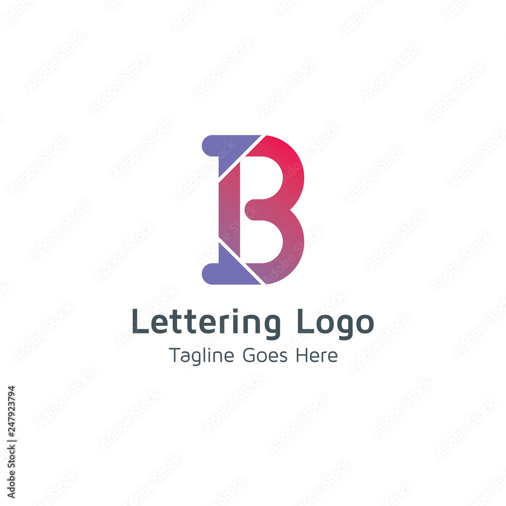 Lettering B Vector Lettering B Vector