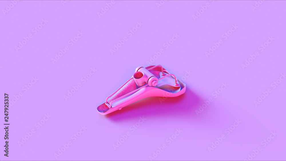 Pink Bicycle Seat Saddle 3d illustration 3d render Pink Bicycle Seat Saddle 3d illustration 3d render
