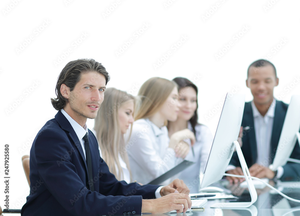 business team working on a new project business team working on a new project