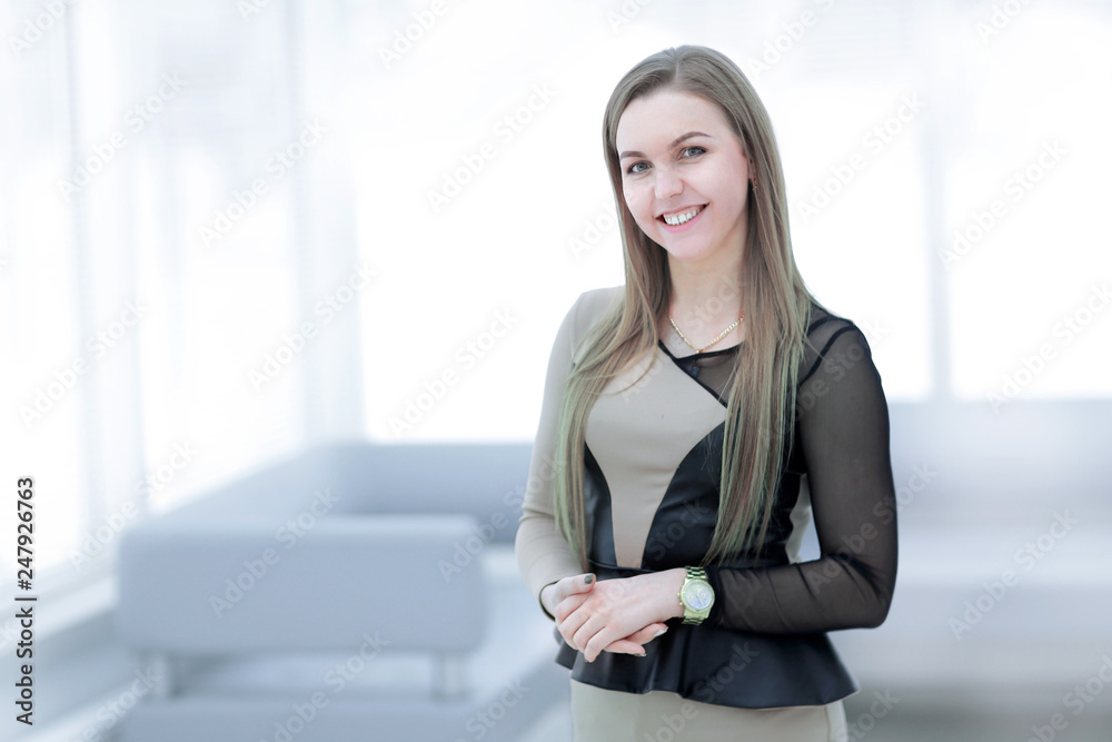 portrait of young business woman.photo with copy space portrait of young business woman.photo with copy space