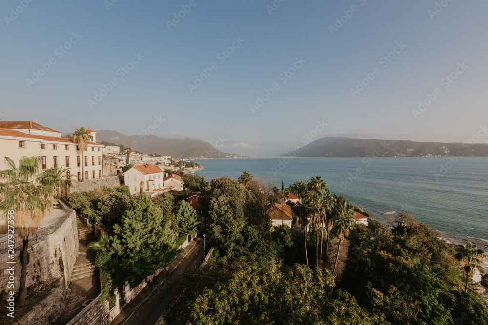 Kotor bay seascape, Montenegro - Image.