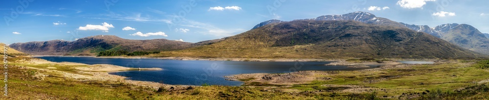 Lake in glen Shiel, Scotland