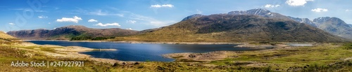 Lake in glen Shiel, Scotland photo