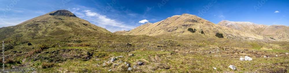 Scottish panoramic landscape