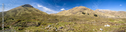 Scottish panoramic landscape