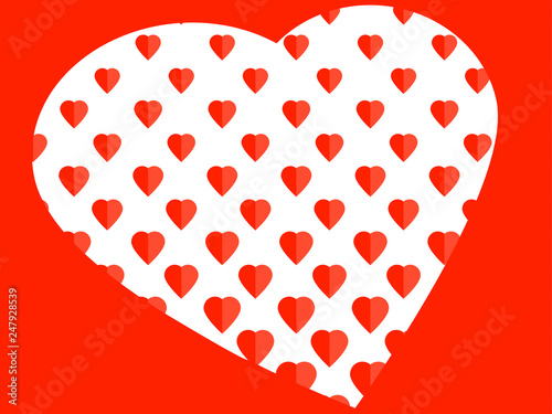 Elegant romantic amorous red concept