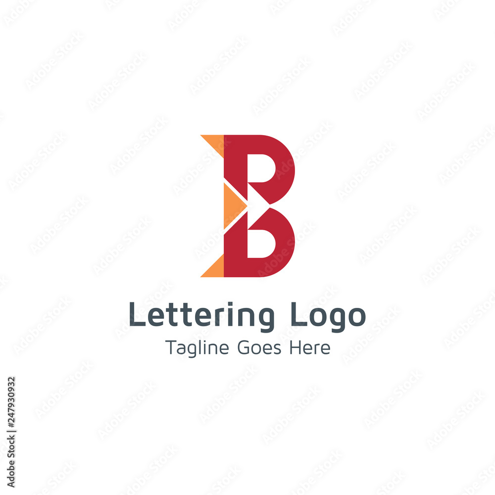 Lettering B Vector Lettering B Vector