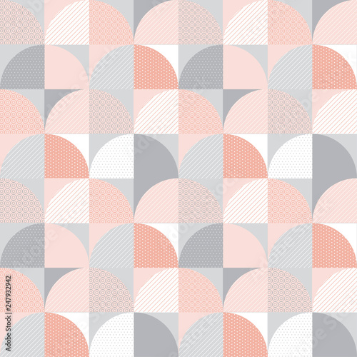 Pastel and gray tile and pa...