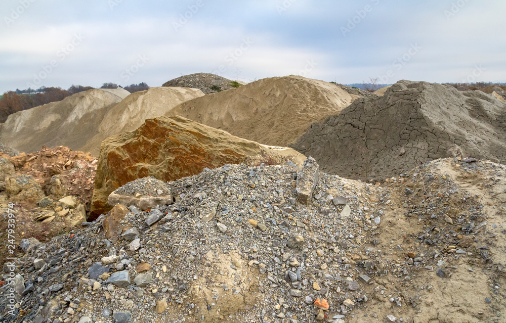 spoil heap scenery spoil heap scenery