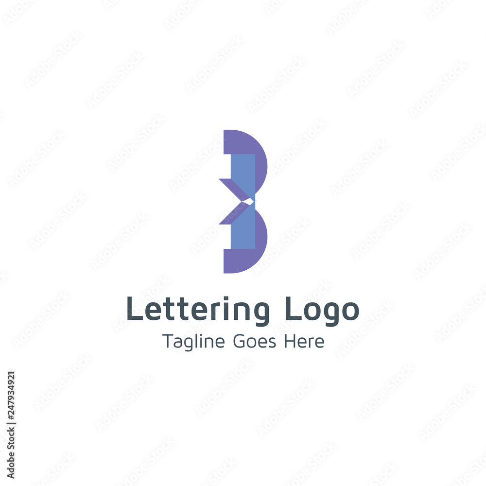 Lettering B Vector Lettering B Vector