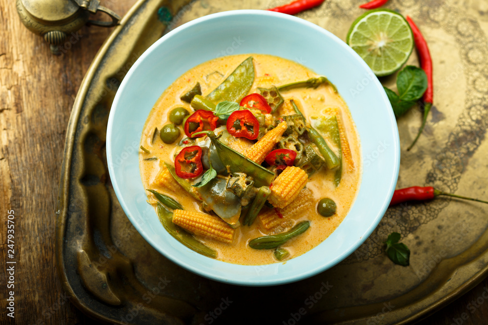 Homemade vegetarian curry Homemade vegetarian curry