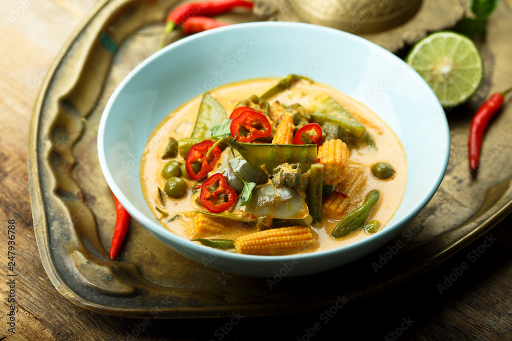 Homemade vegetarian curry Homemade vegetarian curry