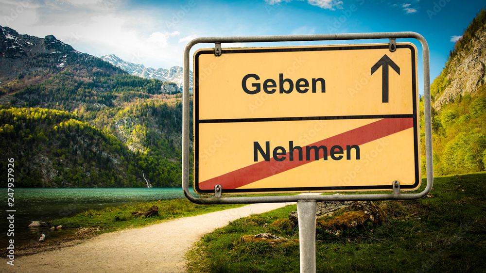 Schild 379 - Geben Schild 379 - Geben