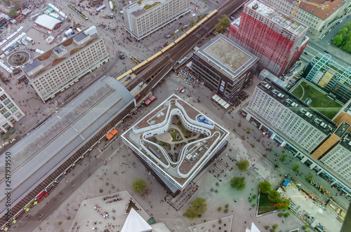 View from Tower Alexanderplatz, Berlin, Germany