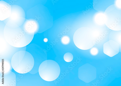 Blue bokeh background