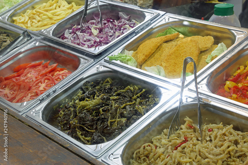 Many trays with foods © ChiccoDodiFC