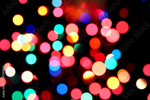 Tableau sur toile intentionally blurred background with lights and colors ideal as