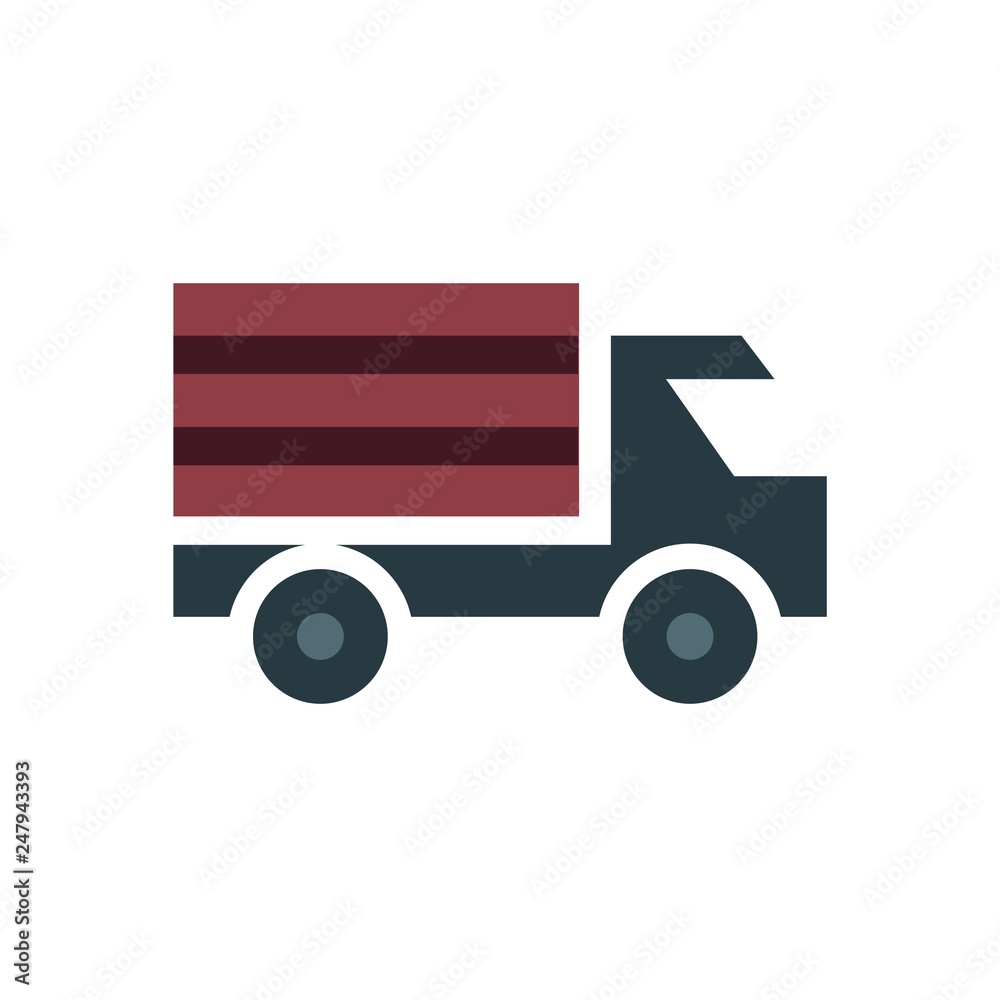 Delivery truck vector icon Delivery truck vector icon