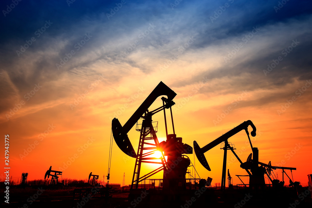 The oil pump, industrial equipment The oil pump, industrial equipment