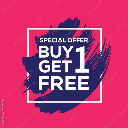 BUY GET FREE BANNER CONCEPT