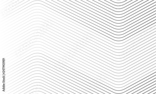 Fotografiet Vector illustration of the pattern of the gray lines abstract background