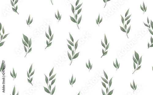 Seamless leaves pattern. Design for banner  poster  card  cover  invitation  placard brochure or header.