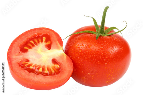 Wallpaper Mural Fresh red tomatoes isolated on white background Torontodigital.ca