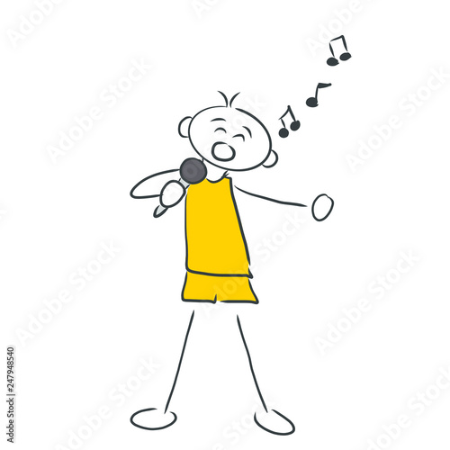 Figur singt