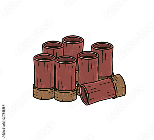 Shotgun ammo as game item for computer game
