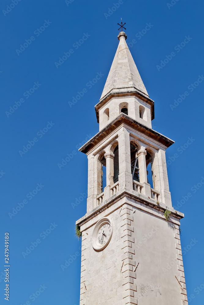 Clock tower. Budva, Montenegro