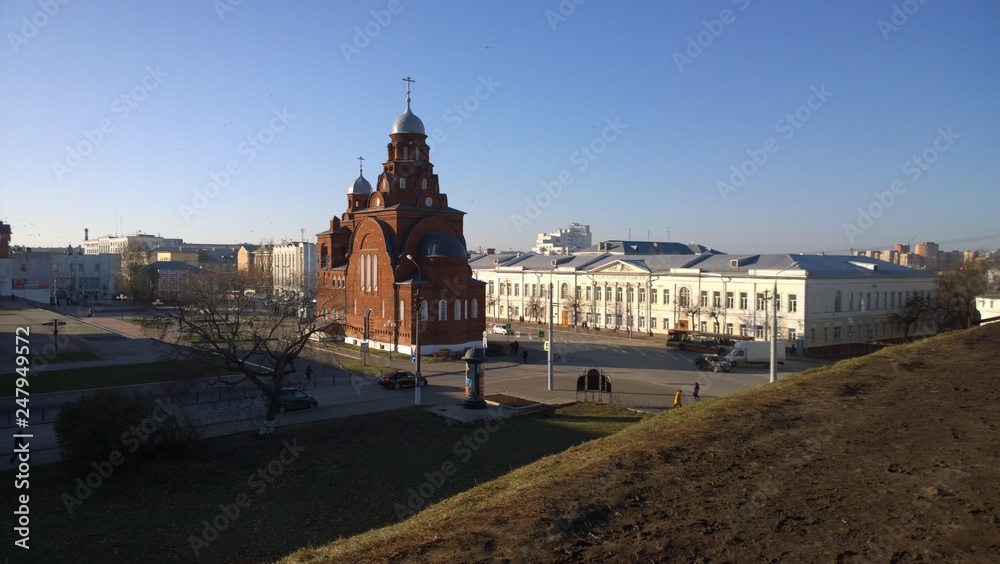 Fototapeta premium church in Vladimir city, Russia